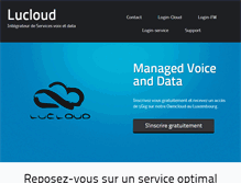 Tablet Screenshot of lucloud.com